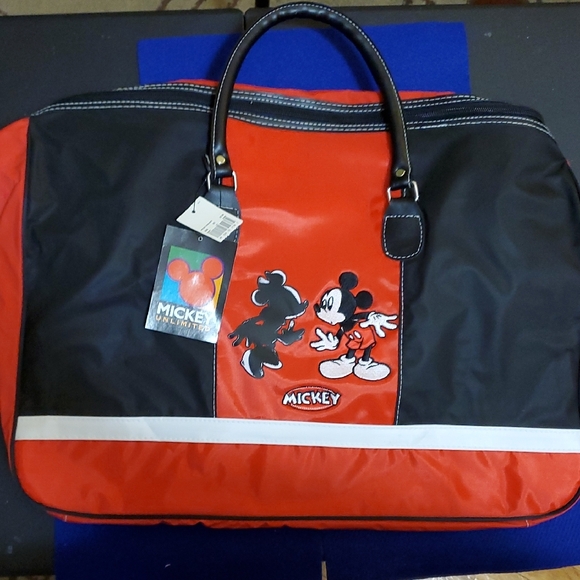 Disney Handbags - Mouse Red and Black Travel Bag